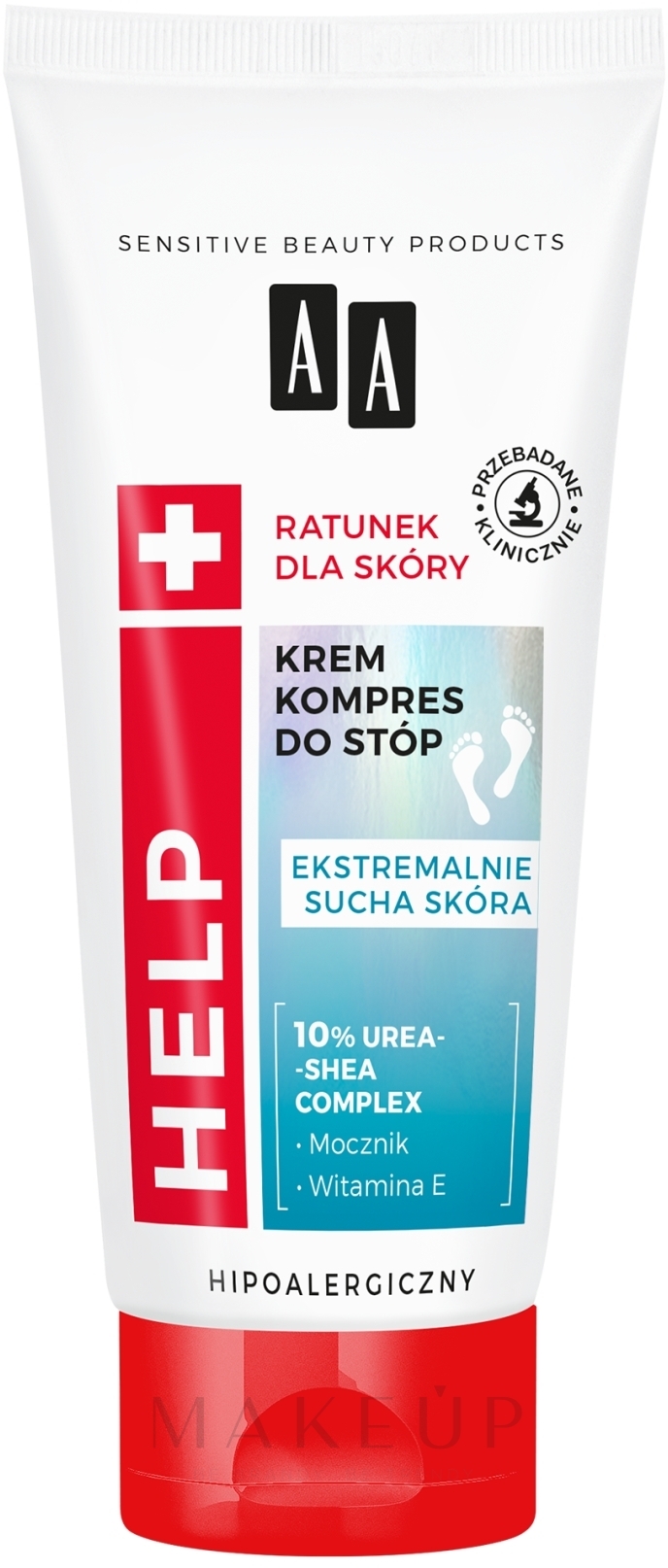 Tief pflegende Hand- und Fußcreme - AA Help Nourishing Foot Cream — Bild 75 ml