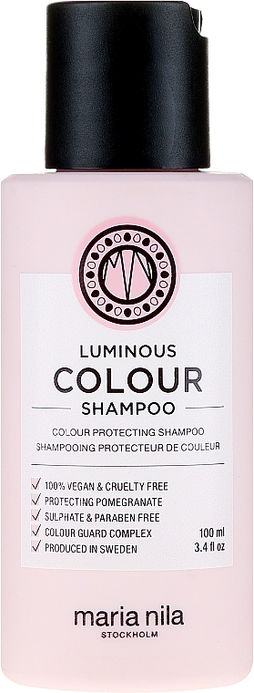 Aufhellendes Shampoo für gefärbtes Haar mit Granatapfel - Maria Nila Luminous Color Shampoo — Bild N1