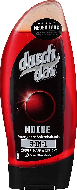 3in1 Duschgel Zeder - Duschdas Shower Gel Noire Cedarwood Scent 3in1 — Bild N1