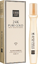 Düfte, Parfümerie und Kosmetik Rollerserum gegen dunkle Augenringe - Senana 24k Pure Gold Bright Beads Eye Essence