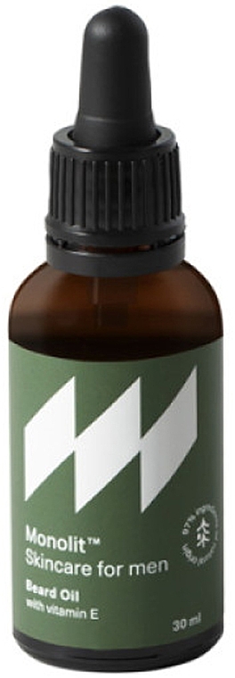 Bartöl mit Vitamin E - Monolit Skincare For Men Beard Oil With Vitamin E — Bild N1