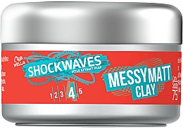 Düfte, Parfümerie und Kosmetik Matter Haarton - Wella Pro Shockwaves Messy Matt Clay