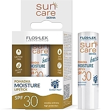 Düfte, Parfümerie und Kosmetik Lippenbalsam mit Sonnenschutz - Floslek Sun Care Derma Basic Moisture Lipstick SPF 30