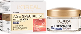 Anti-Falten Nachtcreme - L'Oreal Paris Age Specialist 45+ — Bild N1