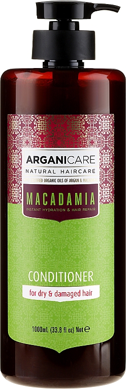 Haarsplülung mit Macadamia für strapaziertes und trockenes Haar - Arganicare Macadamia Conditioner — Bild N3