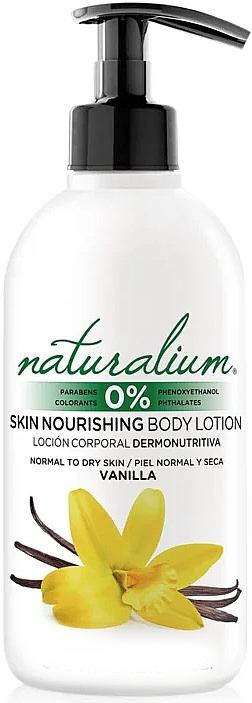 Pflegende Körperlotion für normale und trockene Haut mit Vanilleduft - Naturalium Fruit Pleasure Vanilla Body Lotion — Bild N1