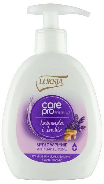 Antibakterielle Flüssigseife mit Lavendel und Ingwer - Luksja Lavender And Ginger Liquid Soap — Bild N1