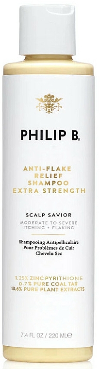 Beruhigendes Shampoo gegen Schuppen - Philip B Anti-Flake Relief Shampoo Extra Strength — Bild N1