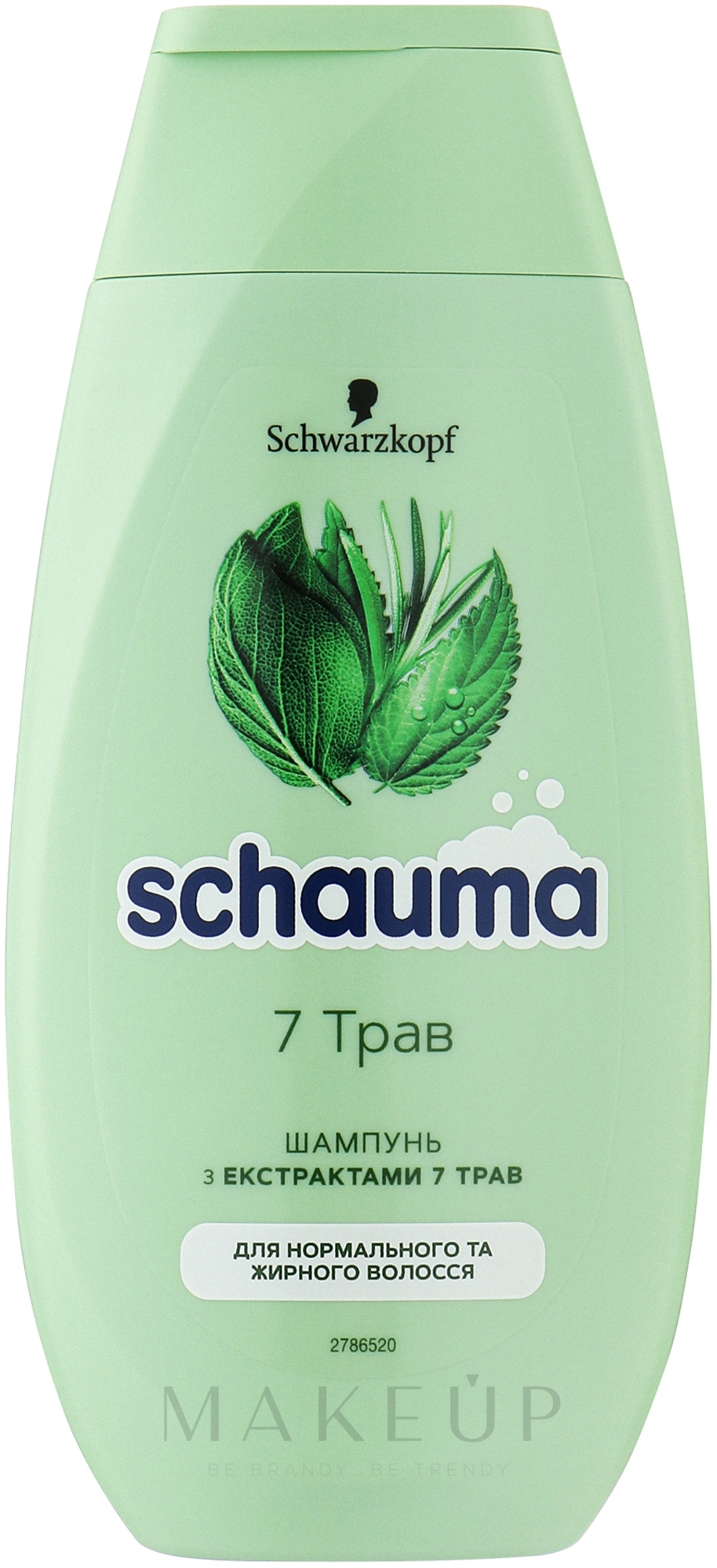 Frische & Volumen Shampoo "7 Kräuter" - Schwarzkopf Schauma Shampoo — Bild 250 ml