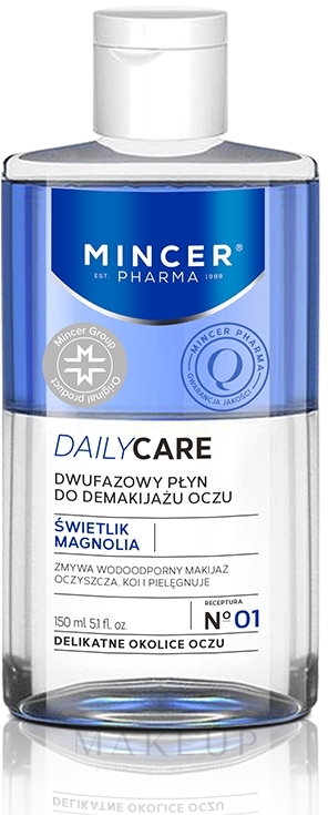 2-Phasiger Augen-Make-up Entferner - Mincer Pharma Daily Care 01 — Bild 150 ml