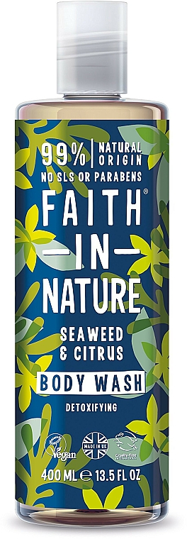 Detox-Duschgel mit Algen und Zitrusfrüchten - Faith In Nature Seaweed & Citrus Body Wash — Bild N1