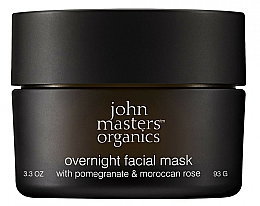 Düfte, Parfümerie und Kosmetik Nachtmaske für das Gesicht mit Granatapfel und marokkanischer Rose - John Masters Organics Overnight Facial Mask With Pomegranate & Moroccan Rose