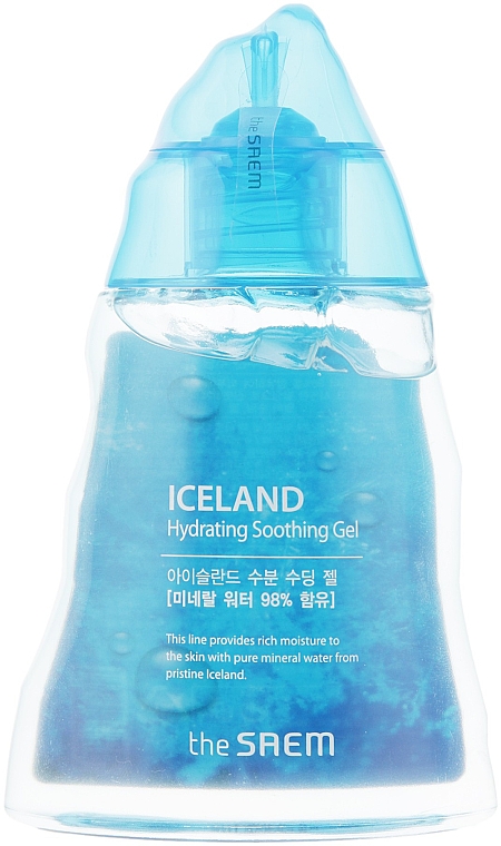 Feuchtigkeitsspendendes und beruhigendes Gesichtsgel mit Mineralwasser - The Saem Iceland Hydrating Soothing Gel — Bild N1
