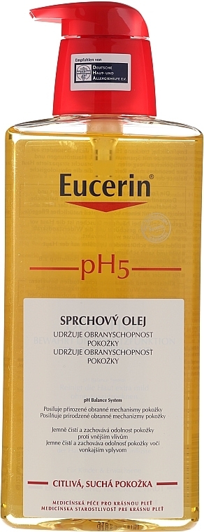 Reinigendes Duschöl für trockene und empfindliche Haut - Eucerin pH5 Shower Oil — Bild N8