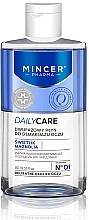 Düfte, Parfümerie und Kosmetik 2-Phasiger Augen-Make-up Entferner - Mincer Pharma Daily Care 01