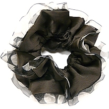 Scrunchie-Haargummi P1700-2 13 cm d-5,5 cm schwarz - Akcent — Bild N1