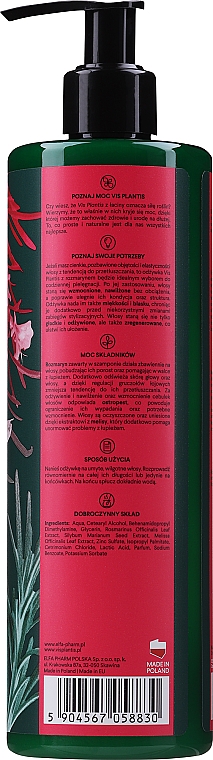 Haarspülung mit Rosmarin und Zitrone - Vis Plantis Herbal Vital Care Conditioner Rosemary Milk Thistle+Lemon Balm — Bild N4