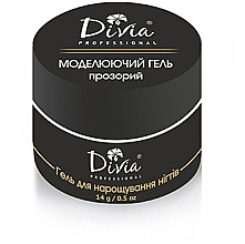 Düfte, Parfümerie und Kosmetik Modelliergel zur Nagelverlängerung Di970 (Transparent) - Divia Base Coat