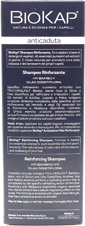 Shampoo gegen Haarausfall - BiosLine BioKap Hair Loss Shampoo — Bild N7