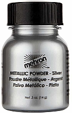 Düfte, Parfümerie und Kosmetik Metallpulver - Mehron Metallic Powder Silver