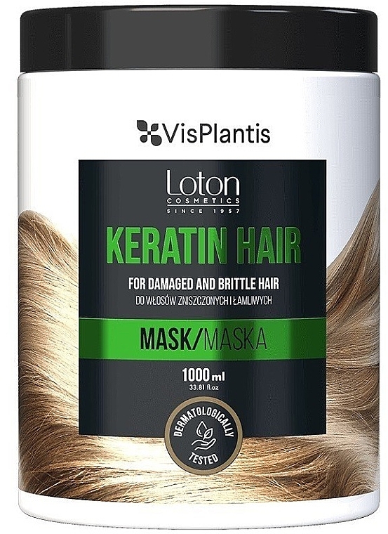 Haarmaske mit Keratin - Vis Plantis Loton Keratin Hair Mask — Bild N2