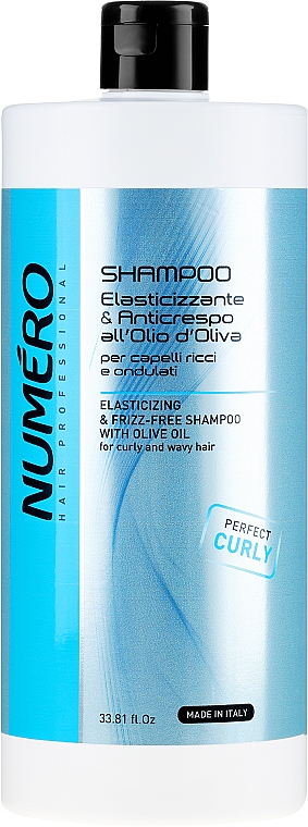 Anti-Frizz Shampoo mit Olivenöl für mehr Elastizität - Brelil Numero Elasticizing Shampoo — Bild N3