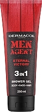 Duschgel - Dermacol Men Agent Eternal Victory 3in1 Shower Gel — Bild N1