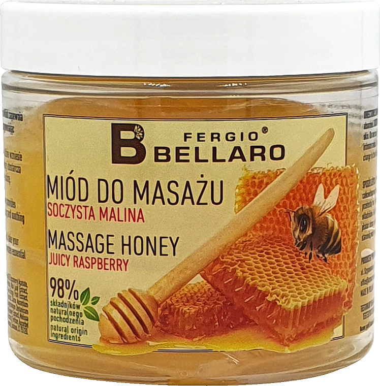 Massagehonig Himbeere - Fergio Bellaro Massage Honey Juicy Raspberry — Bild N1