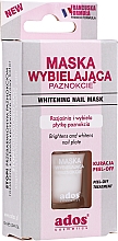 Düfte, Parfümerie und Kosmetik Peel-Off-Behandlung mit natürlichen Extrakten bei der Korrektur gelber Nägel - Ados Whitening Nail Mask
