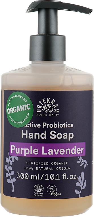 Beruhigende organische flüssige Handseife mit Lavendel - Urtekram Soothing Lavender Hand Wash — Bild N1