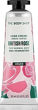 Vegane Handcreme British Rose - The Body Shop Hand Cream British Rose Vegan — Bild N1