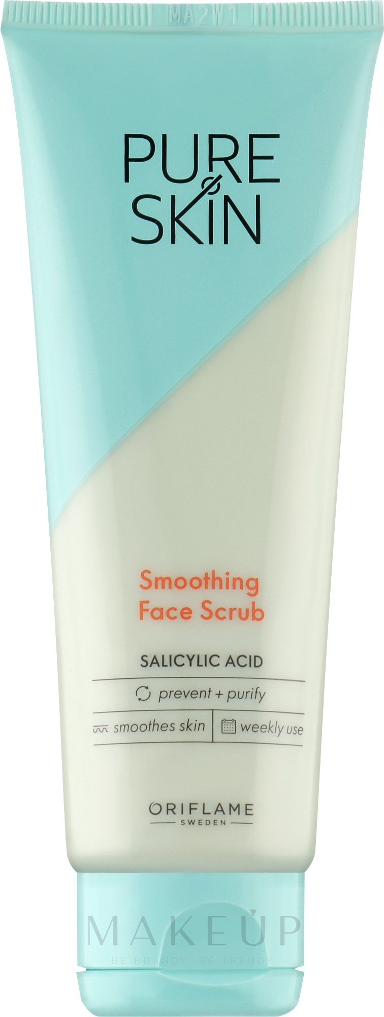 Erneuerndes und glättendes Gesichtspeeling mit Salicylsäure - Oriflame Pure Skin Smoothing Face Scrub — Bild 75 ml
