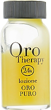 Konzentrierte und regenerierende Haarlotion mit Keratin, Arganöl und Gold - Fanola Oro Therapy Lotion — Bild N3