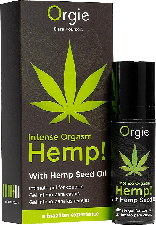 Orgasmusgel mit Cannabisöl - Orgie Hemp! Intense Orgasm Intimate Gel — Bild N1