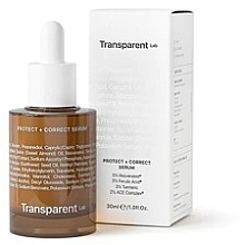 Düfte, Parfümerie und Kosmetik Antioxidatives Serum - Transparent-Lab Protect + Correct
