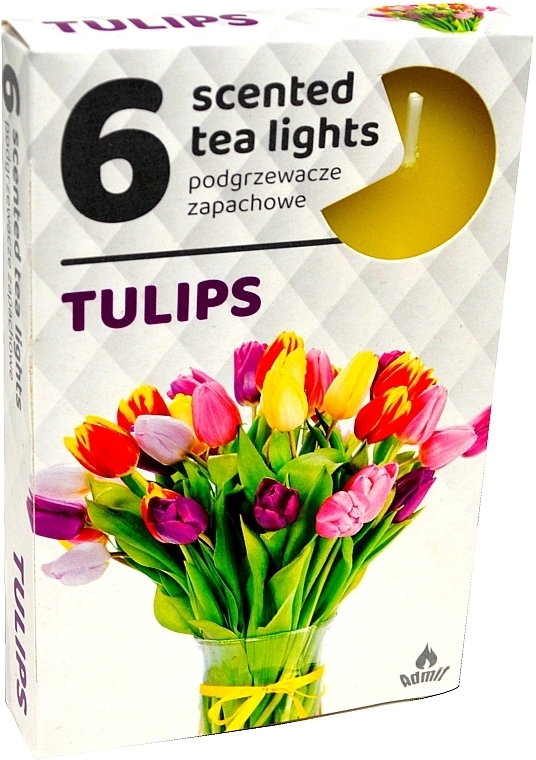 Teekerzen Tulpen 6 St. - Admit Scented Tea Light Tulips — Bild N1