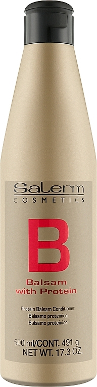 Balsam für strapaziertes Haar mit Kollagen-Protein - Salerm Linea Oro Proteinico Balsamo — Bild N3