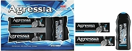 Düfte, Parfümerie und Kosmetik Set - Agressia Sensitive (sh/cr/100ml + ash/cr/75ml + shm/250ml)