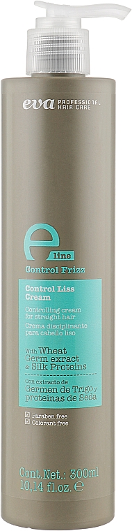 Cremekontrolle zur Haarglättung - Eva Professional E-line Control Liss Cream — Bild N1
