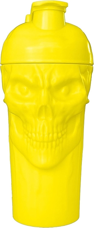 Shaker für Sporternährung 700 ml gelb  - JNX Sports The Skull! Shaker Electric Yellow	 — Bild N1