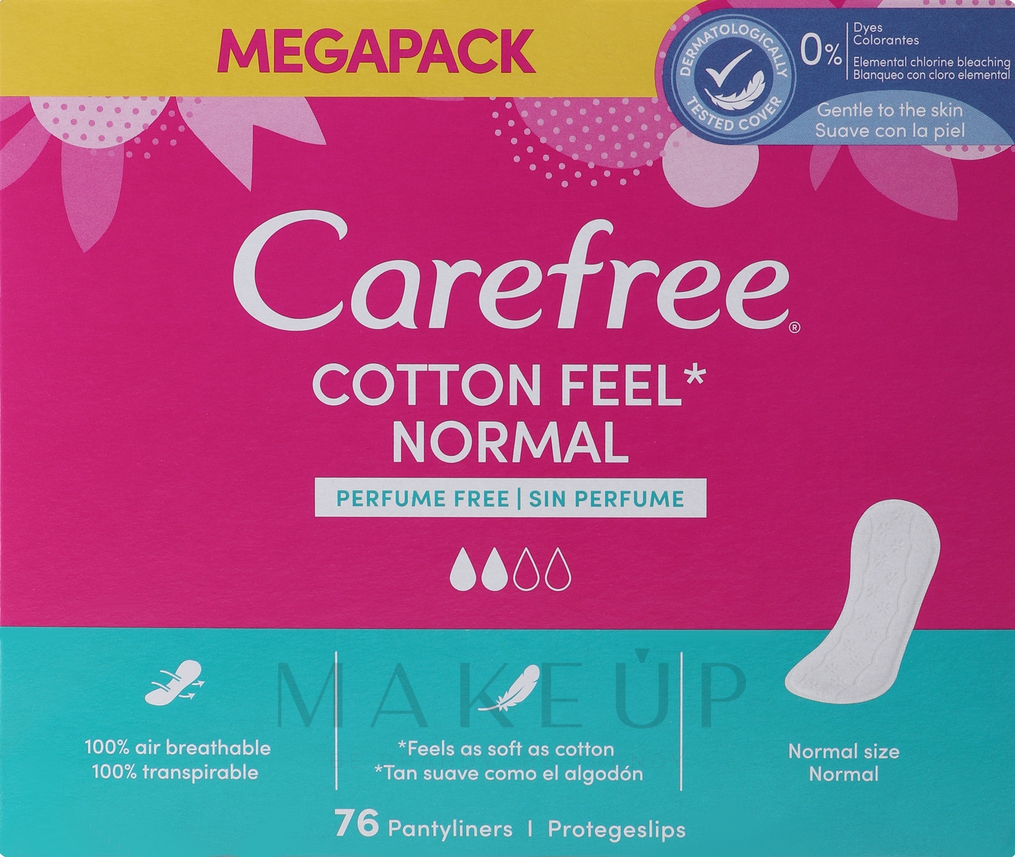 Hygiene-Slipeinlagen 76 St. - Carefree Normal Cotton Fresh — Bild 76 St.