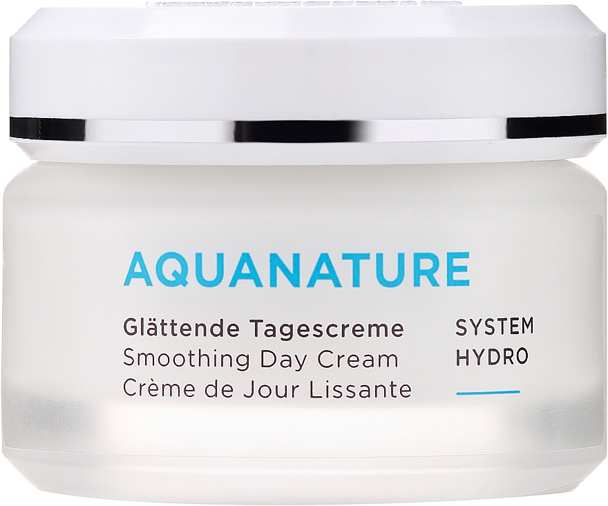 Glättende Tagescreme für das Gesicht - Annemarie Borlind Aquanature Smooting Day Cream Light Jar — Bild N1