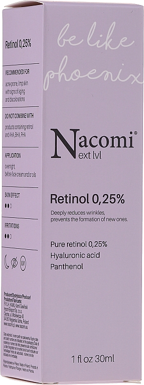 Nachtserum mit 0,25% Retinol - Nacomi Next Level Retinol 0,25% — Bild N1