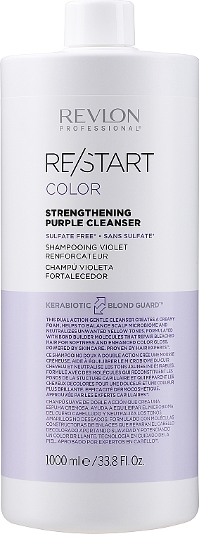 Shampoo für gefärbtes Haar - Revlon Professional Restart Color Purple Cleanser — Bild N1