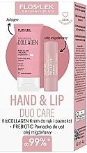 Set - Floslek Hand & Lip Duo Care Fitocollagen (h/cr/50ml + lip/balm/4g)  — Bild N1