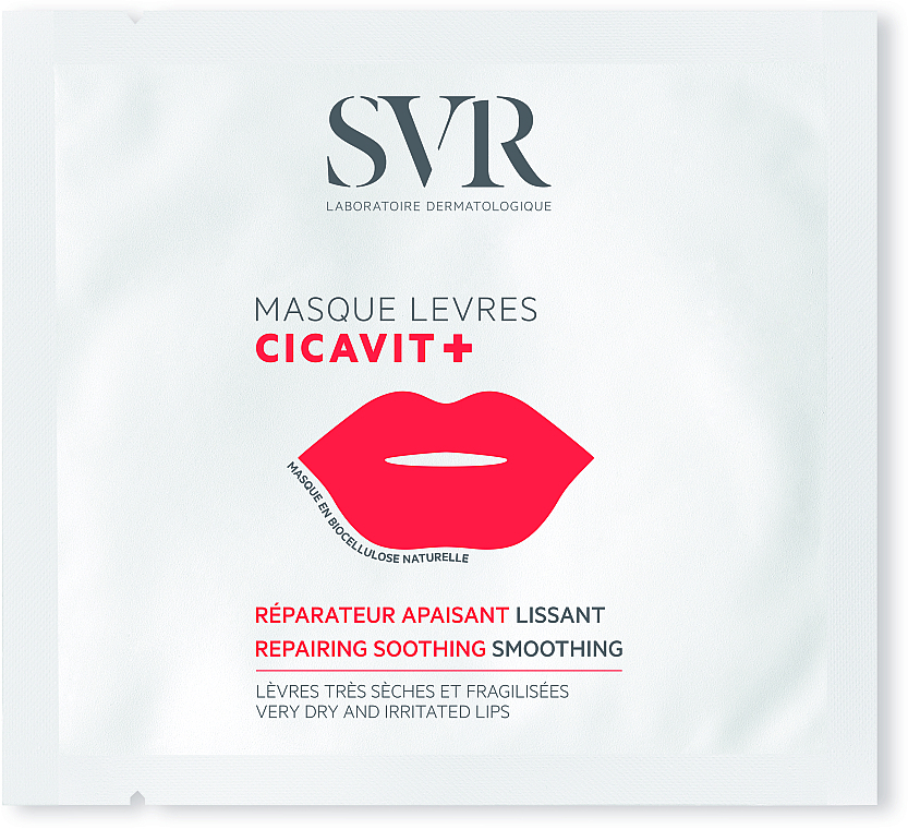 Regenerierende glättende und beruhigende Lippenmaske - SVR Cicavit+ Repairing Soothing Smoothing Lip Mask — Bild N1