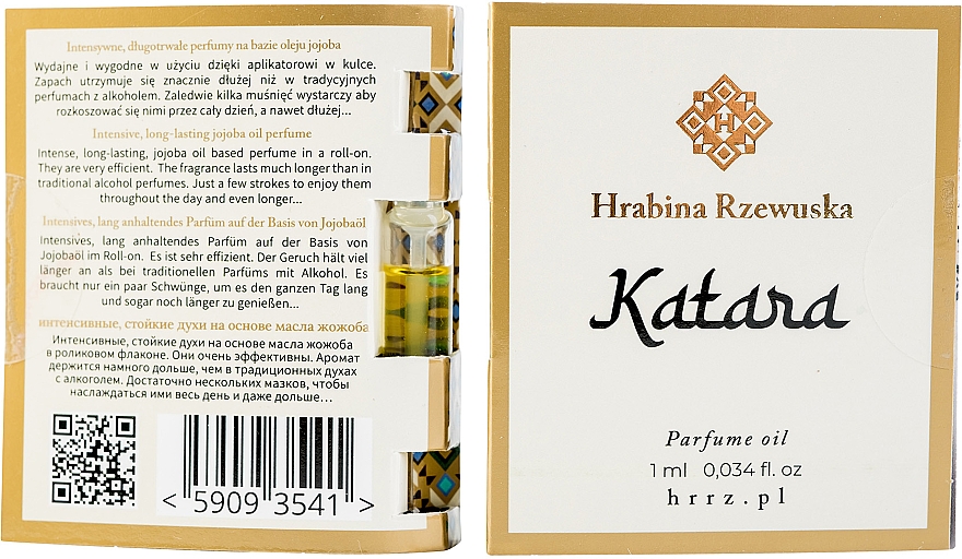 GESCHENK! Hrabina Rzewuska Katara - Parfum-Öl (Probe) — Bild N2