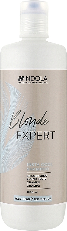 Shampoo für kühle Blondtöne - Indola Blonde Expert Insta Cool Shampoo — Bild N7