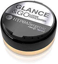 Düfte, Parfümerie und Kosmetik Highlighter für Gesicht und Körper - Bell HypoAllergenic Glance & Go Loose Highlighter