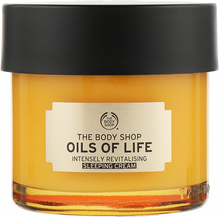 Intensiv revitalisierende Nachtcreme - The Body Shop Oils of Life Sleeping Cream — Bild N1